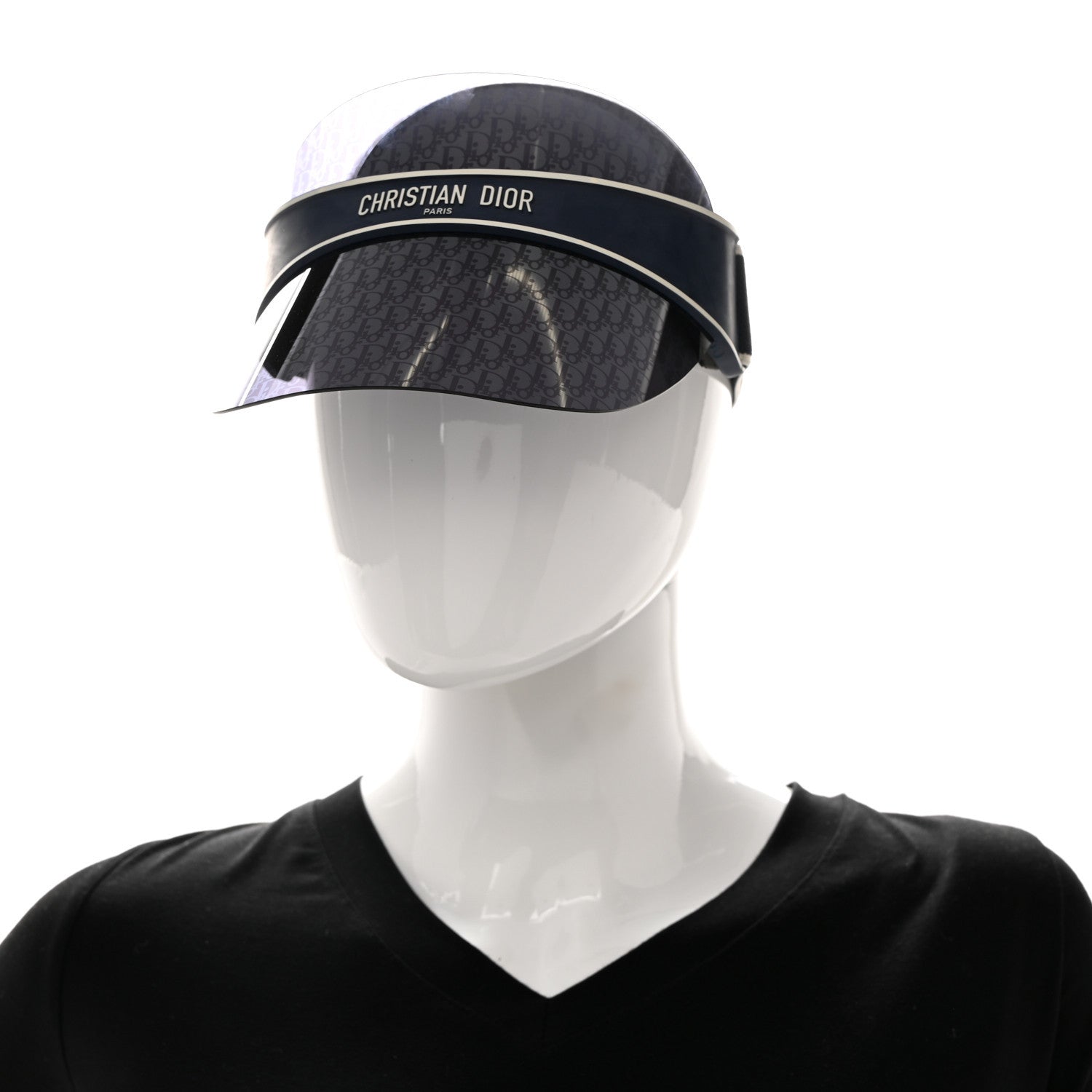 Christian Dior Oblique DiorClub V1U Sun Visor Blue 2 of 8