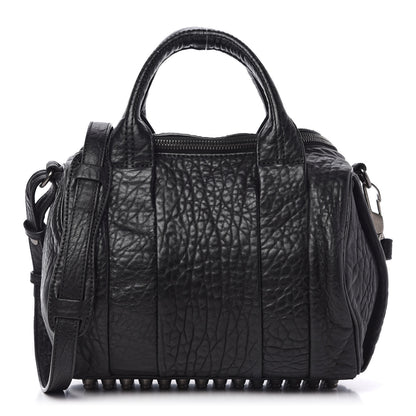 Alexander Wang Pebbled Lambskin Rockie Rhodium Black Hardware 1 of 9