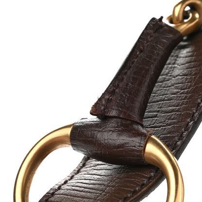 Gucci Monogram Medium Horsebit Chain Hobo Dark Brown 10 of 12