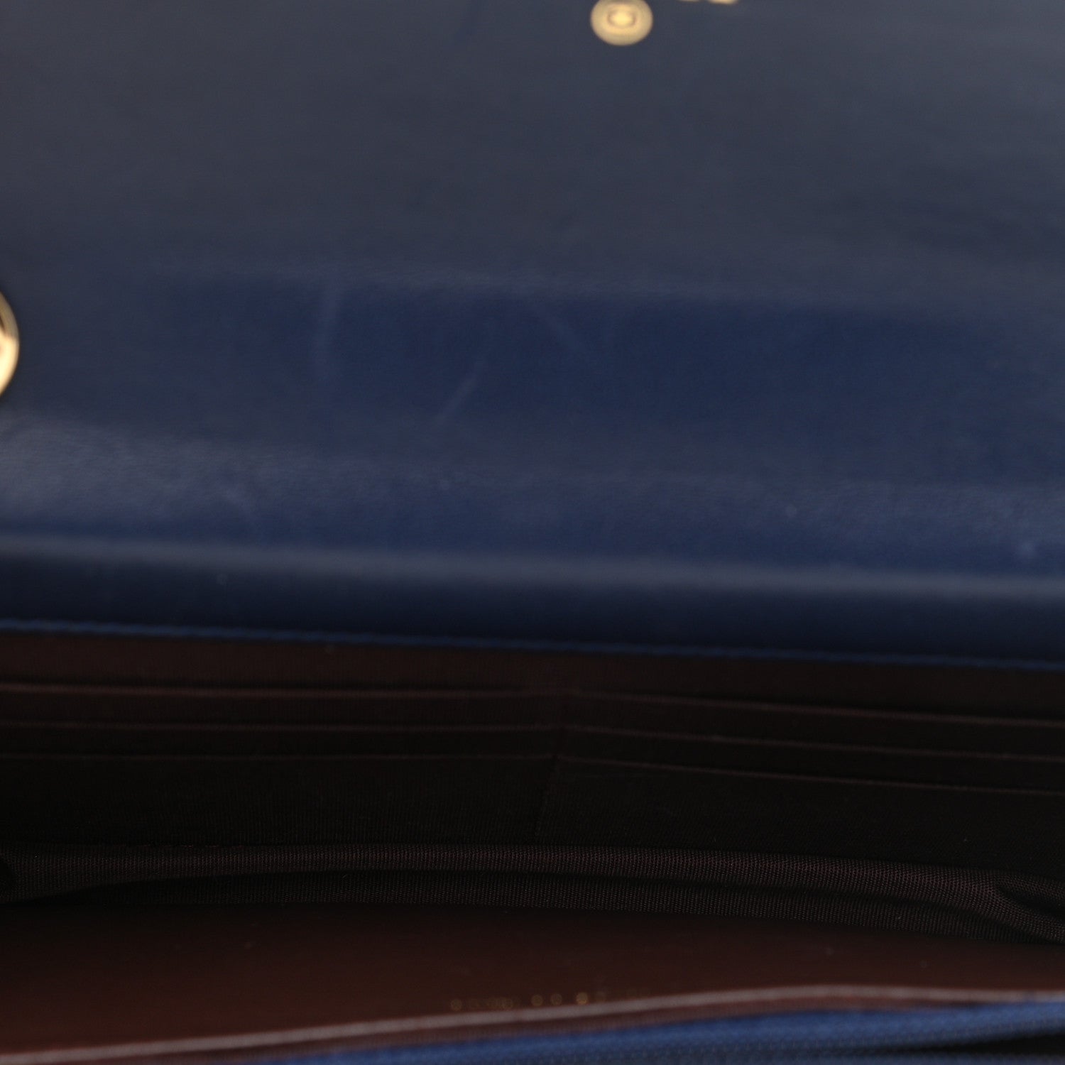 Chanel Lambskin Quilted Trendy CC Wallet On Chain WOC Navy 4 of 12