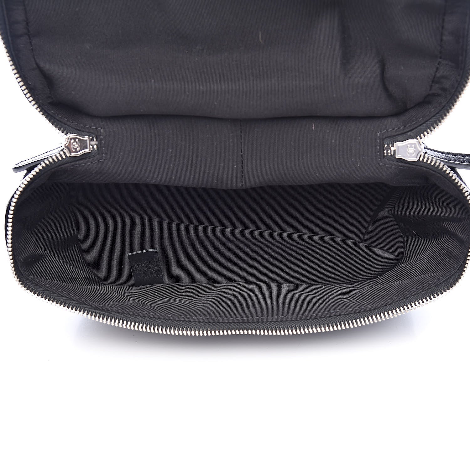 Chanel Crumpled Calfskin PVC Quilted Backpack Black 6 of 11