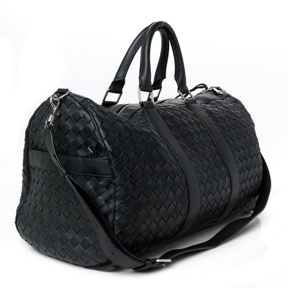 Bottega Veneta Nappa Intrecciato Duffle Bag Black 4 of 13