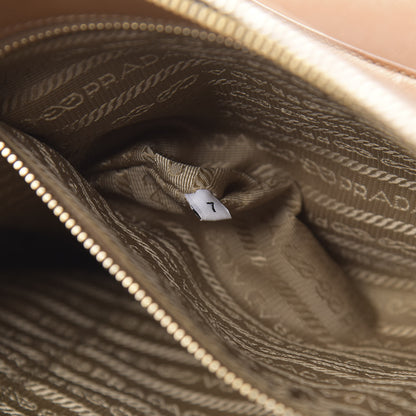 Prada Saffiano Large Galleria Double Zip Tote Caramel 10 of 23