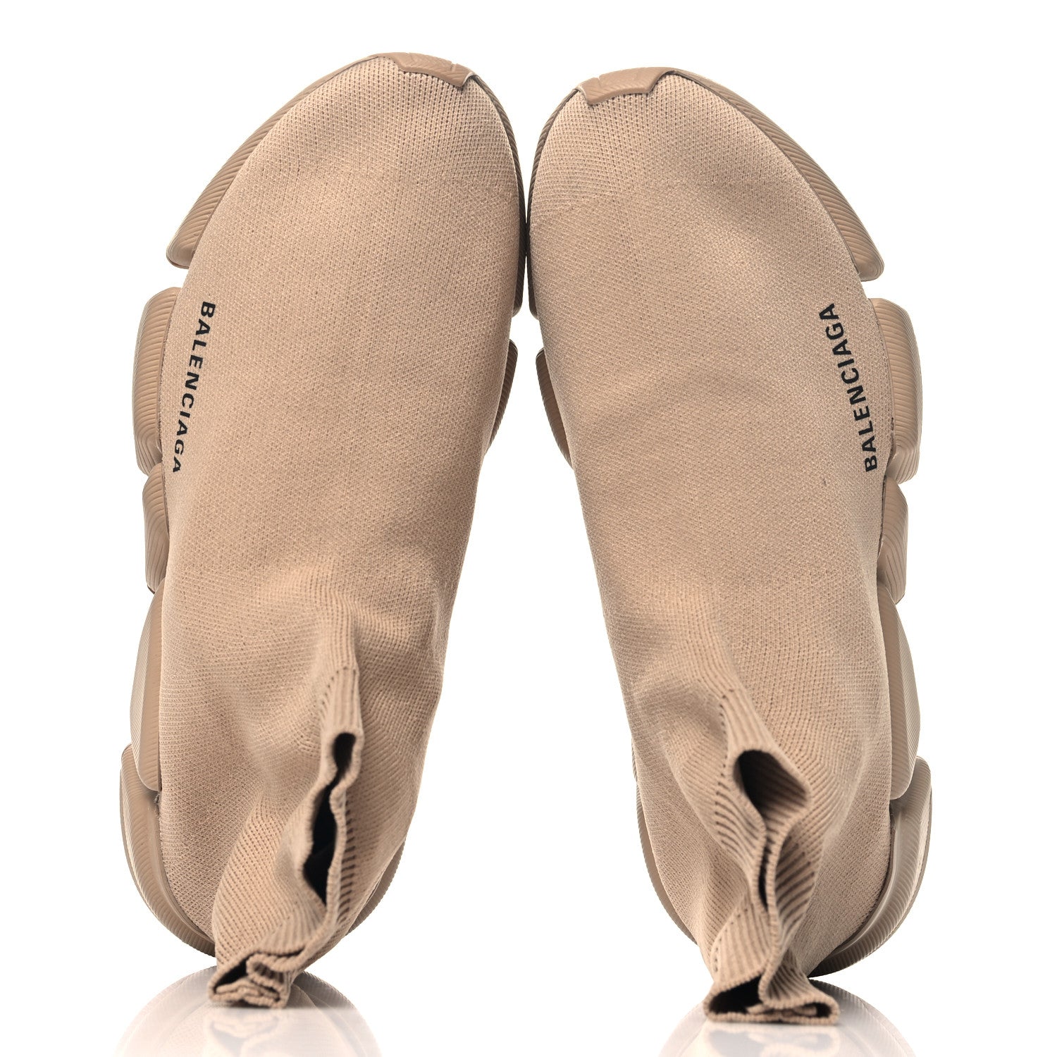 Balenciaga Technical 3D Recycled Knit Womens Speed 2.0 Sneakers 41 Monocolor Beige 2 of 10