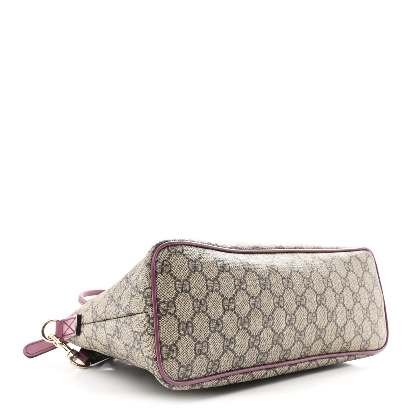 GG Supreme Monogram Small Zippered Tote Beige New Rosette