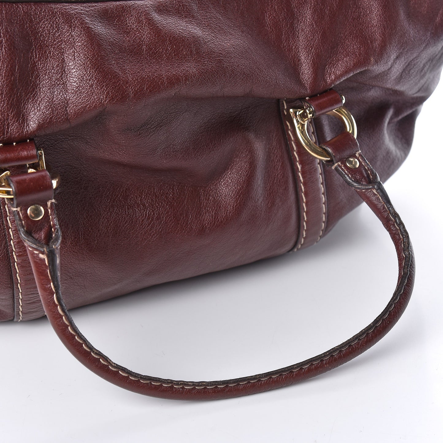 Calfskin Horsebit Medium Nail Boston Brown