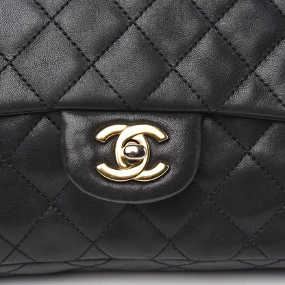 Chanel Lambskin Quilted Medium Cruise Charm Single Flap Black 11 of 16