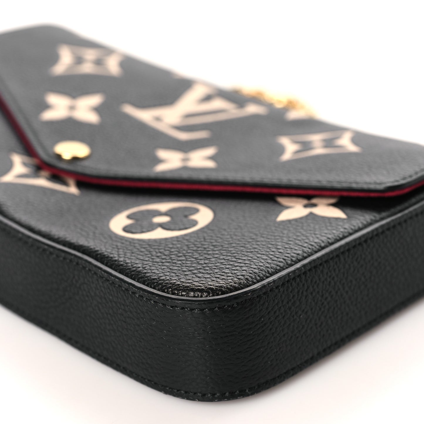 Empreinte Monogram Giant Felicie Pochette Black Beige