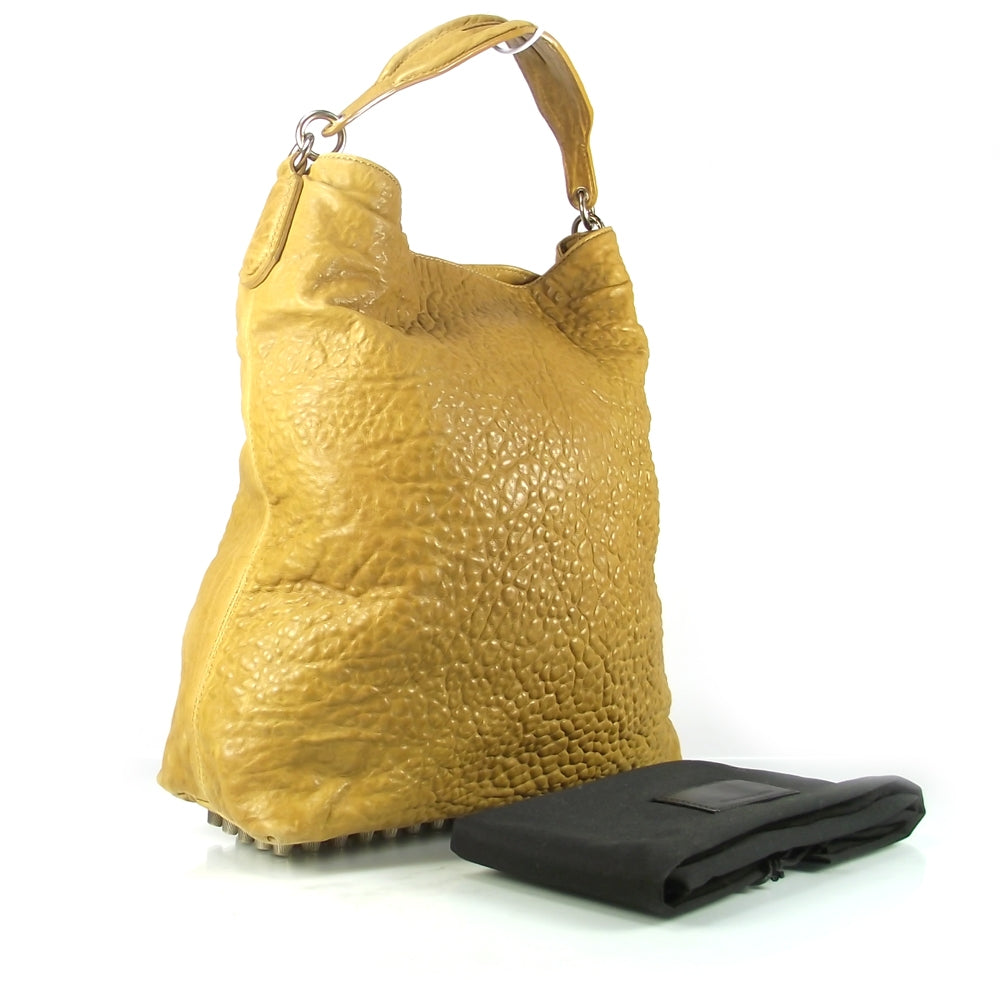 Alexander Wang Leather Darcy Slouchy Hobo Mustard 3 of 7