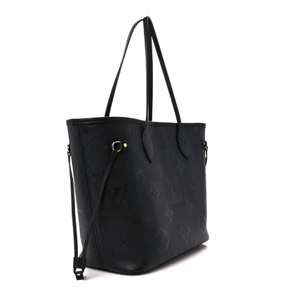 Louis Vuitton Empreinte Monogram Giant Neverfull MM Black 4 of 12