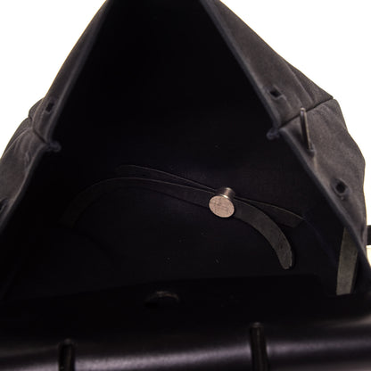 Hermes Toile Vache Calfskin Herbag 30 PM Backpack Black 4 of 5