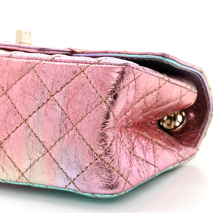 Chanel Metallic Goatskin Quilted Mini 2.55 Reissue Flap Multicolor 10 of 10