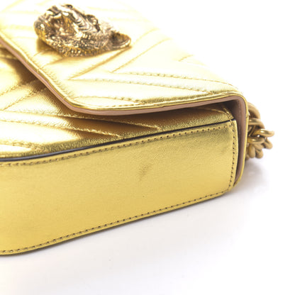 Gucci Metallic Nappa Matelasse Broadway Shoulder Bag Gold 10 of 11