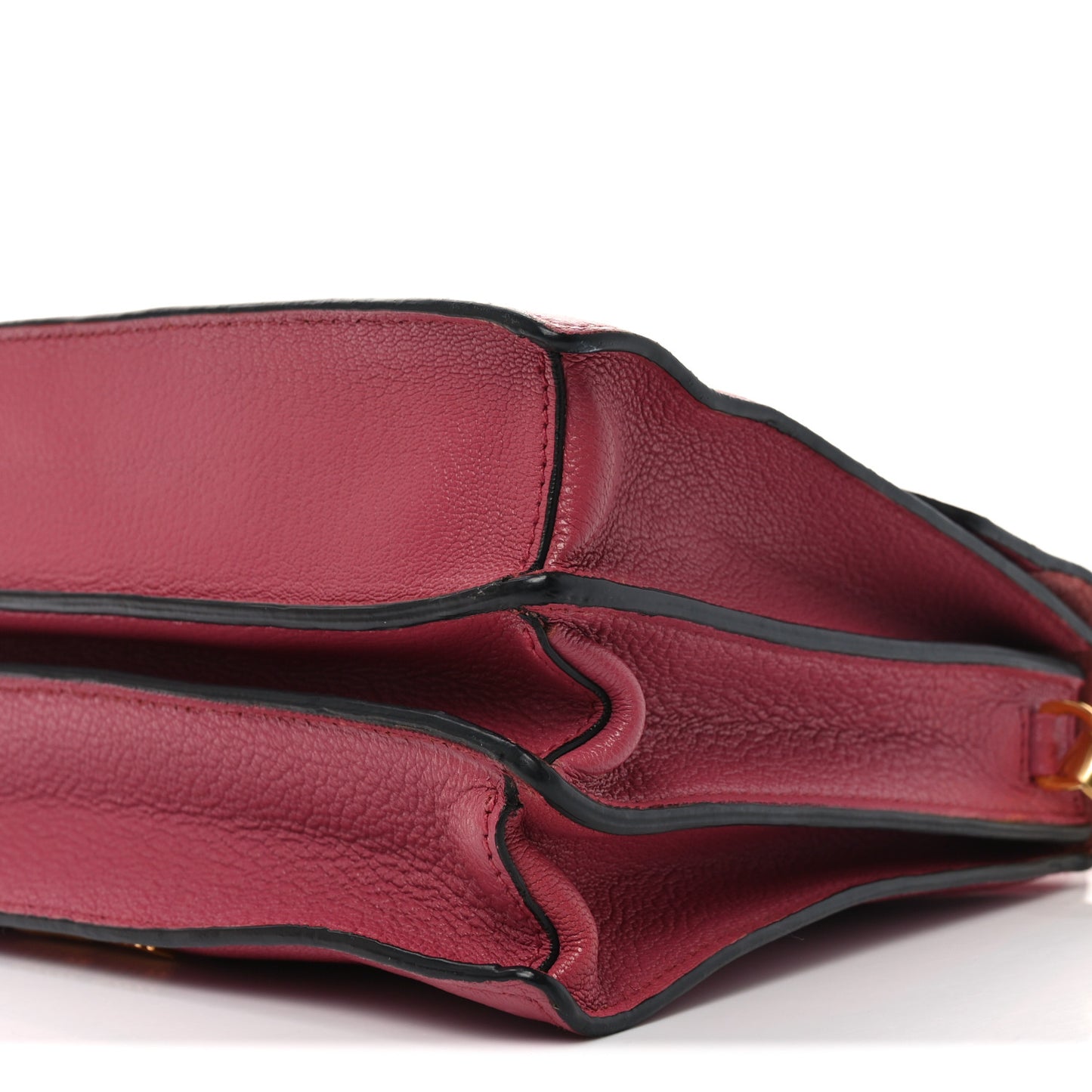 Goatskin Madras Top Handle Bag Bruyere