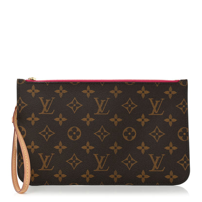 Louis Vuitton Monogram Neverfull MM GM Pochette Pivoine 1 of 9