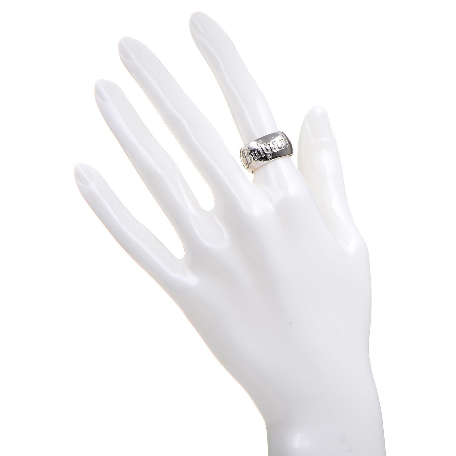 Bulgari Sterling Silver Save The Children Ring 51 5.75 2 of 7