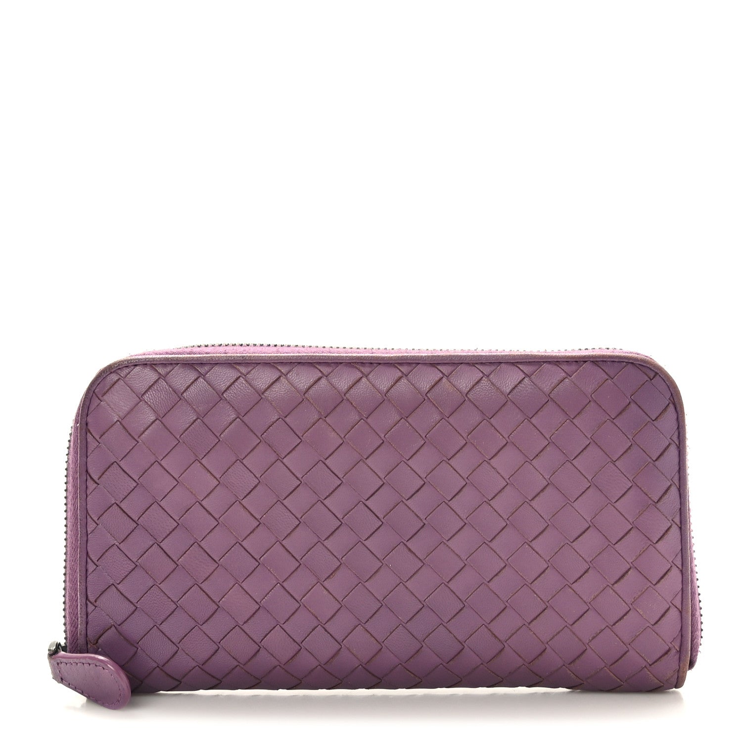 Bottega Veneta Nappa Intrecciato Zip Around Wallet Corot 1 of 6