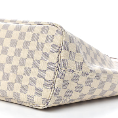 Louis Vuitton Damier Azur Neo Neverfull MM Rose Ballerine 10 of 14