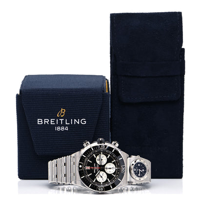 Breitling Stainless Steel 44mm Super Chronomat Automatic Watch Black AB0136251B1A2 6 of 6