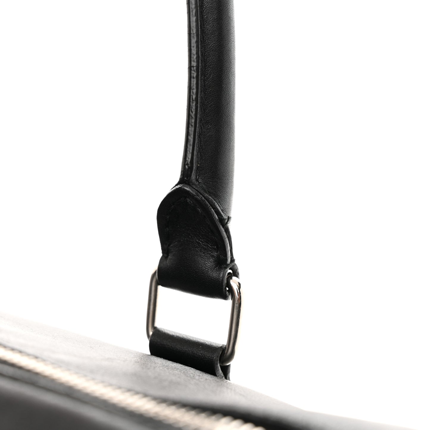 Calfskin Studded Classic Duffle 6 Black