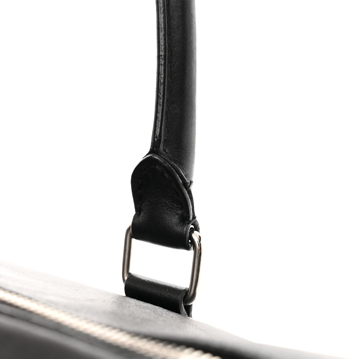 Saint Laurent Calfskin Studded Classic Duffle 6 Black 8 of 12