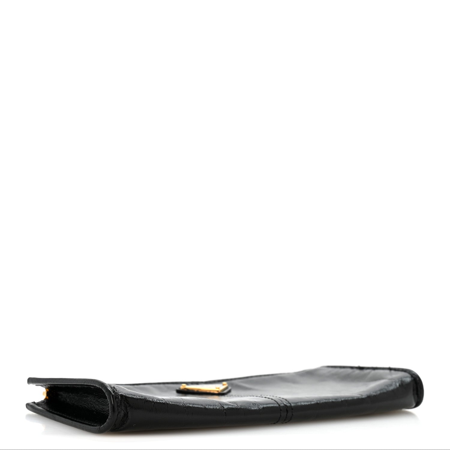 Prada Shiny Calf Pouch Black 4 of 7