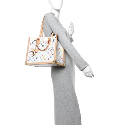 Louis Vuitton LV X TM Monogram Multicolor Onthego MM White 2 of 10