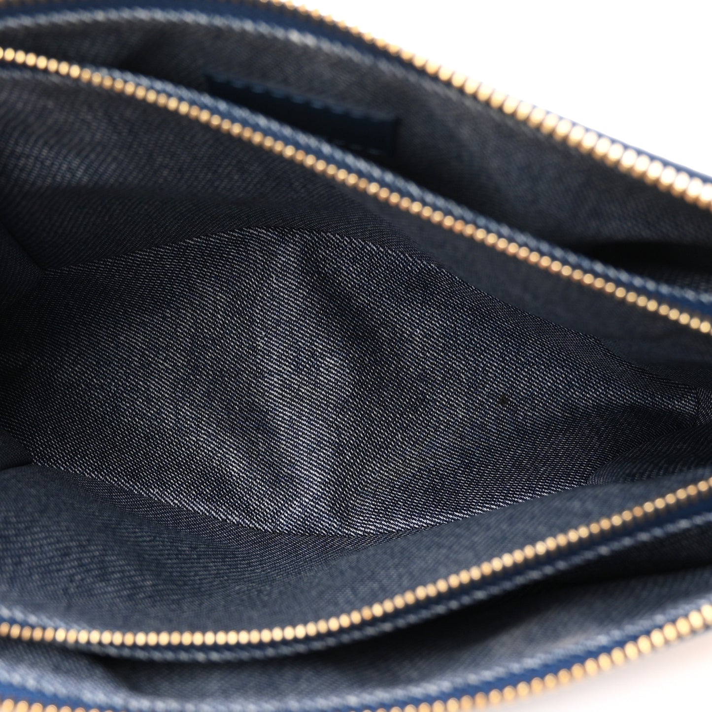 Lambskin Embossed Monogram Coussin PM Denim Blue