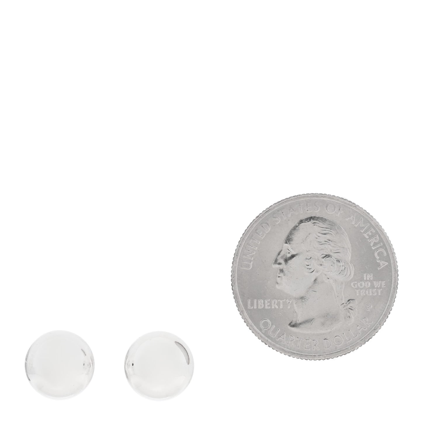 Sterling Silver 10mm HardWear Ball Earrings