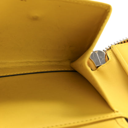 Loewe Calfskin Puzzle Zip Around Wallet Ochre Yellow 8 of 10