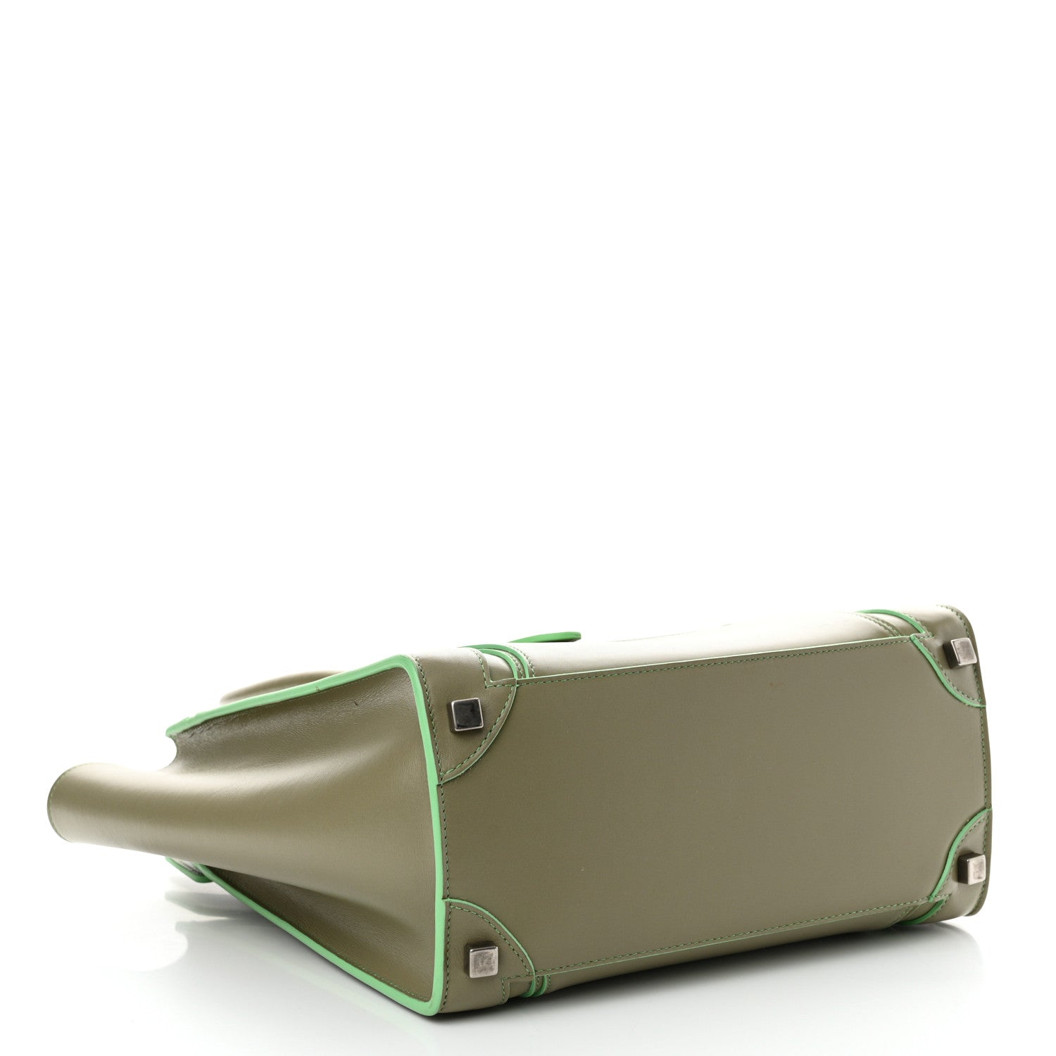 Celine Satin Calfskin Micro Debossed Luggage Light Khaki 4 of 9