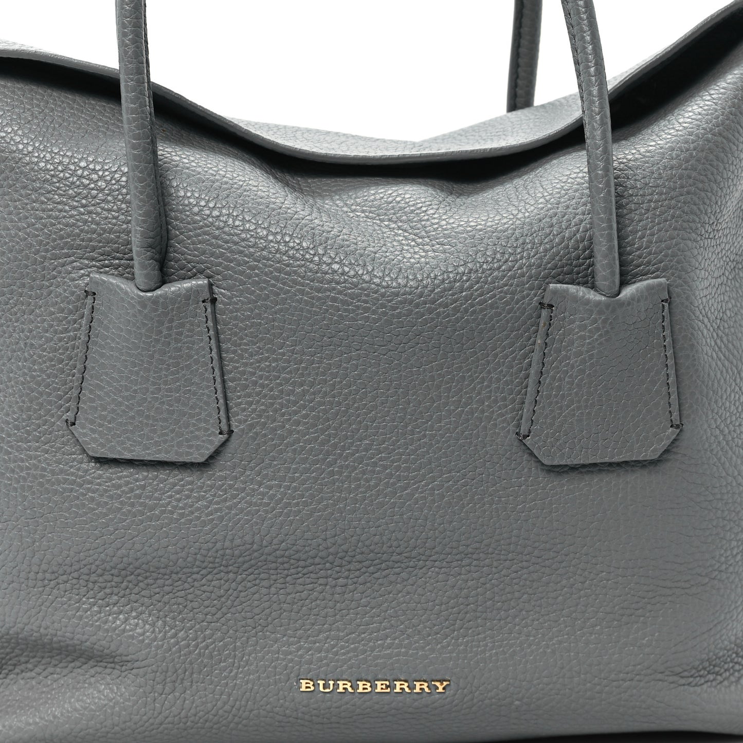 London Grainy Calfskin Medium Baynard Tote Storm Grey
