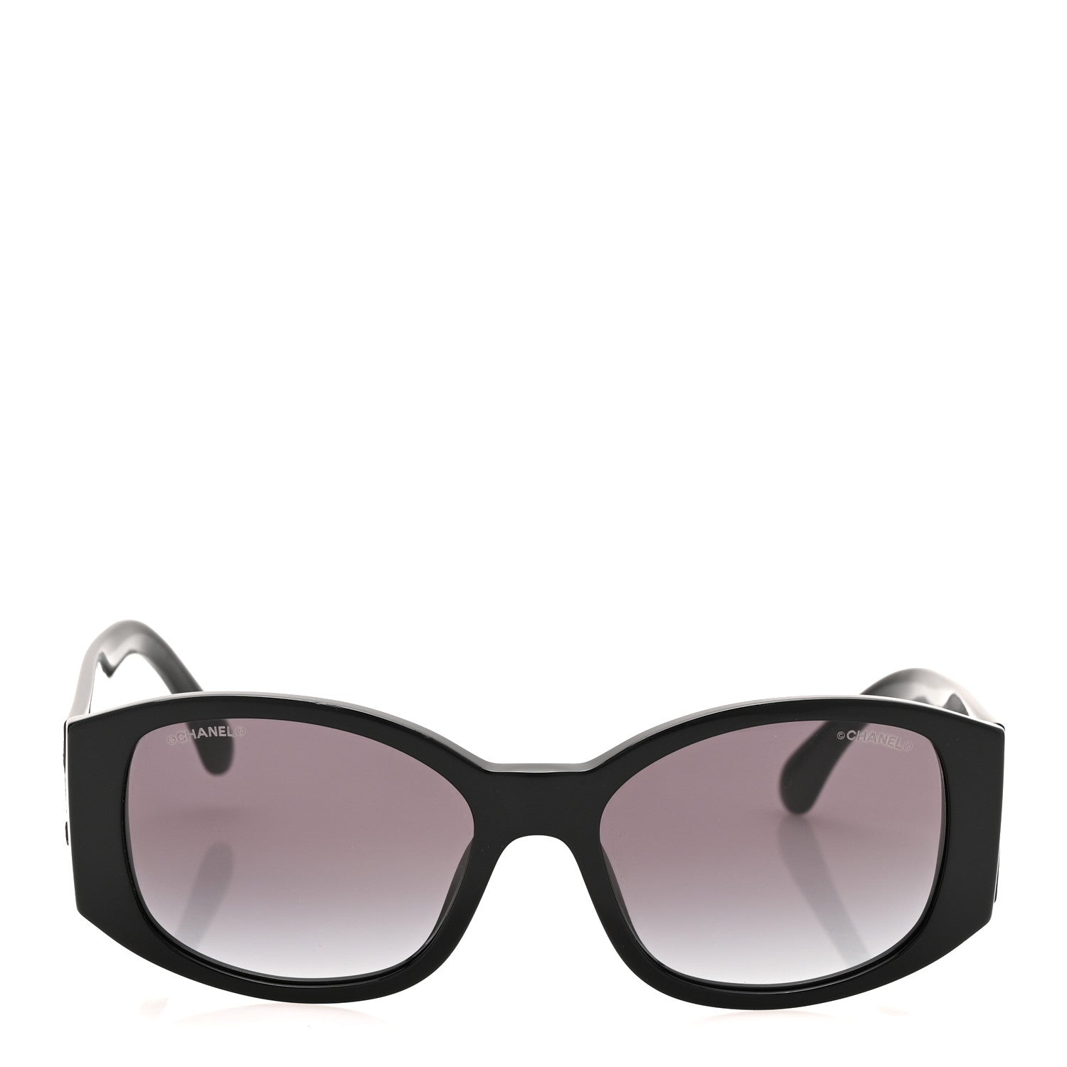 Chanel Acetate CC Logo Sunglasses 5450 Black 2 of 7
