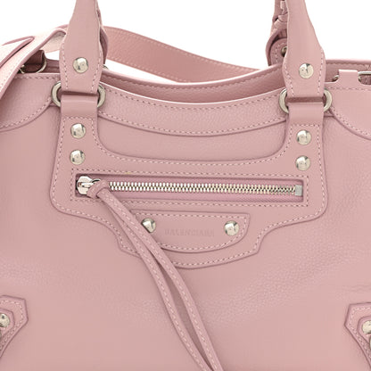Balenciaga Grained Calfskin Neo Classic Silver Hardware S City Powder Pink 8 of 12
