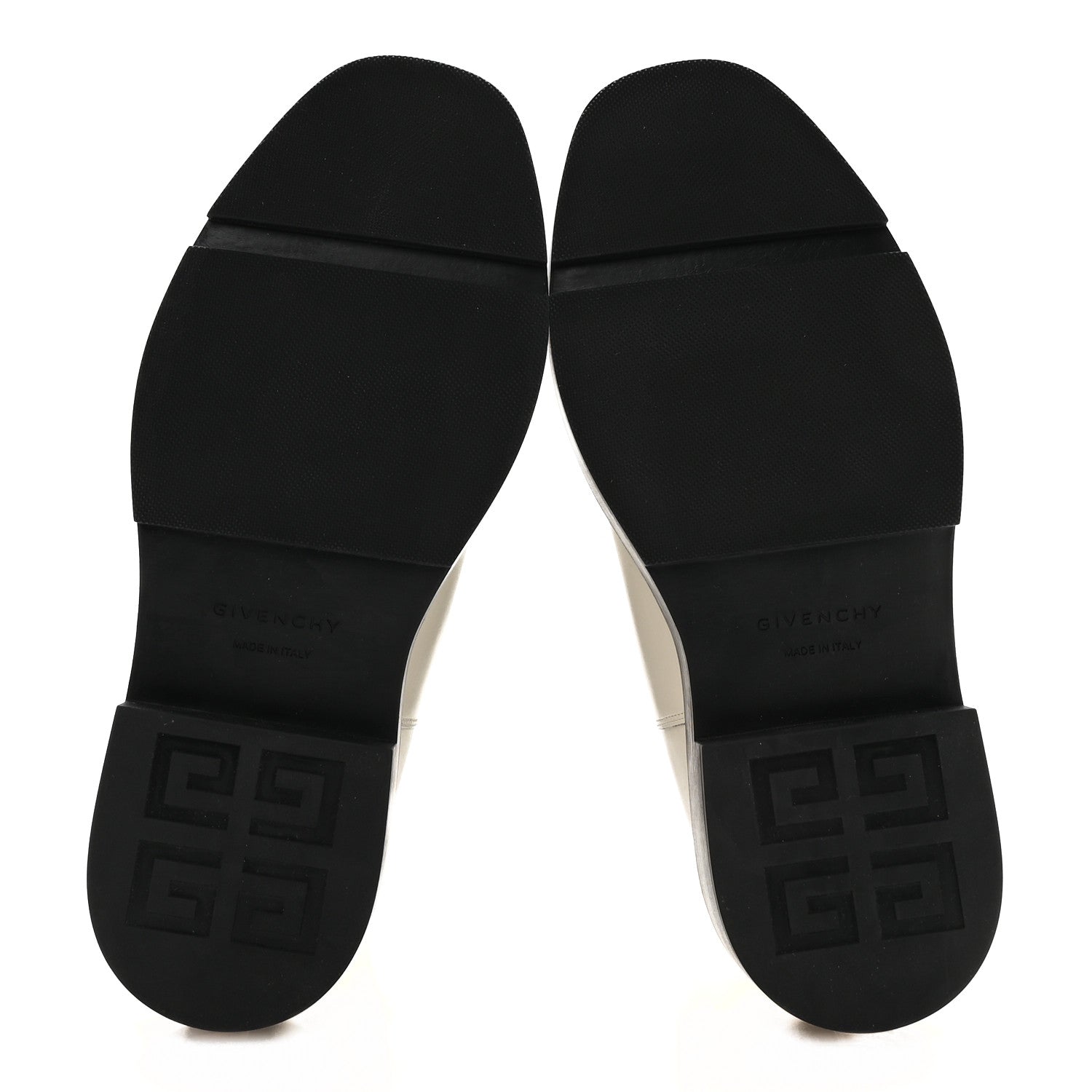 Givenchy Calfskin Square Chelsea Boots 37 White Black 6 of 9