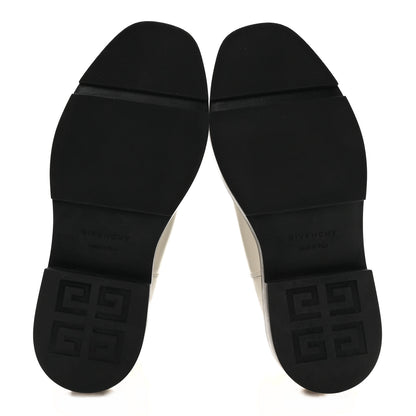 Givenchy Calfskin Square Chelsea Boots 37 White Black 6 of 9