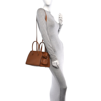 The Row Polished Saddle Calfskin Soft Margaux 10 Bag Cuir 2 of 12