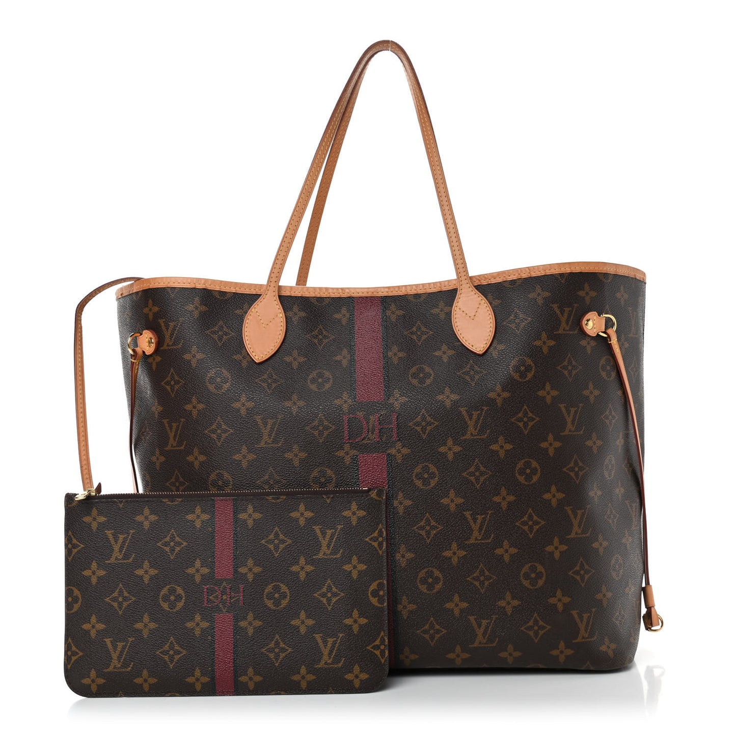 Monogram My LV Heritage Neverfull GM Bordeaux Black