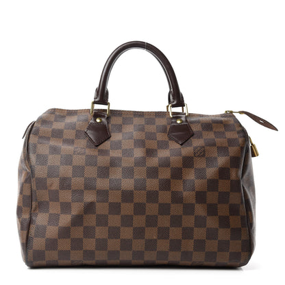 Louis Vuitton Damier Ebene Speedy 30 1 of 12