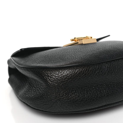 Chloe Grained Lambskin Mini Drew Shoulder Bag Black 8 of 9