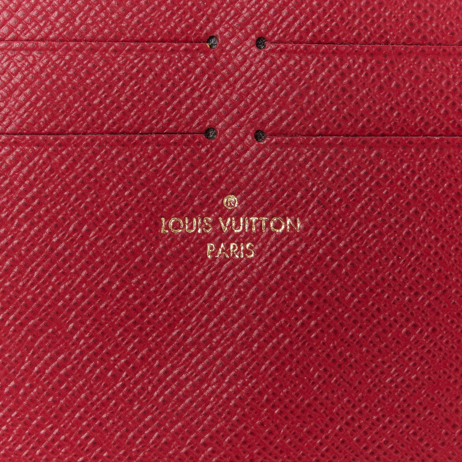 Louis Vuitton Calfskin Felicie Card Holder Insert Fuchsia 6 of 7