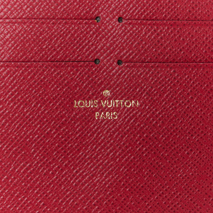 Louis Vuitton Calfskin Felicie Card Holder Insert Fuchsia 6 of 7