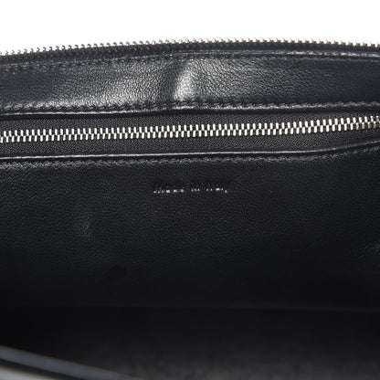 Celine Drummed Calfskin Medium Edge Shoulder Bag Grey 7 of 10