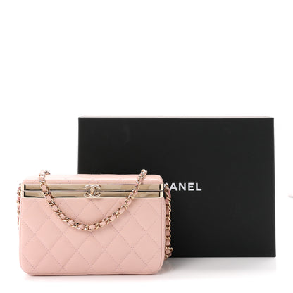 Chanel Lambskin Quilted CC Vanity With Chain Light Pink 11 of 11