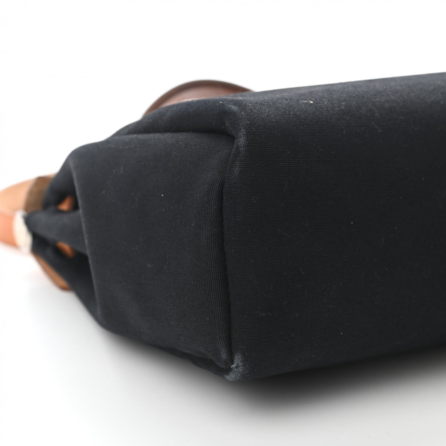 Toile Vache Calfskin Herbag PM 30 Black Natural