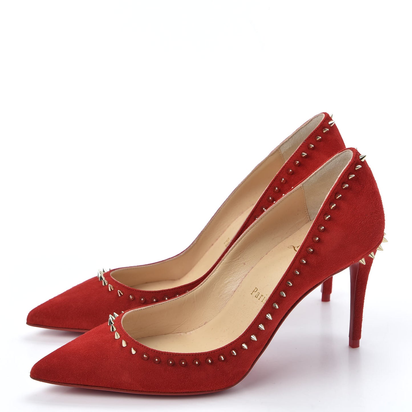 Veau Velours Anjalina 85 Pumps 35 Loubi