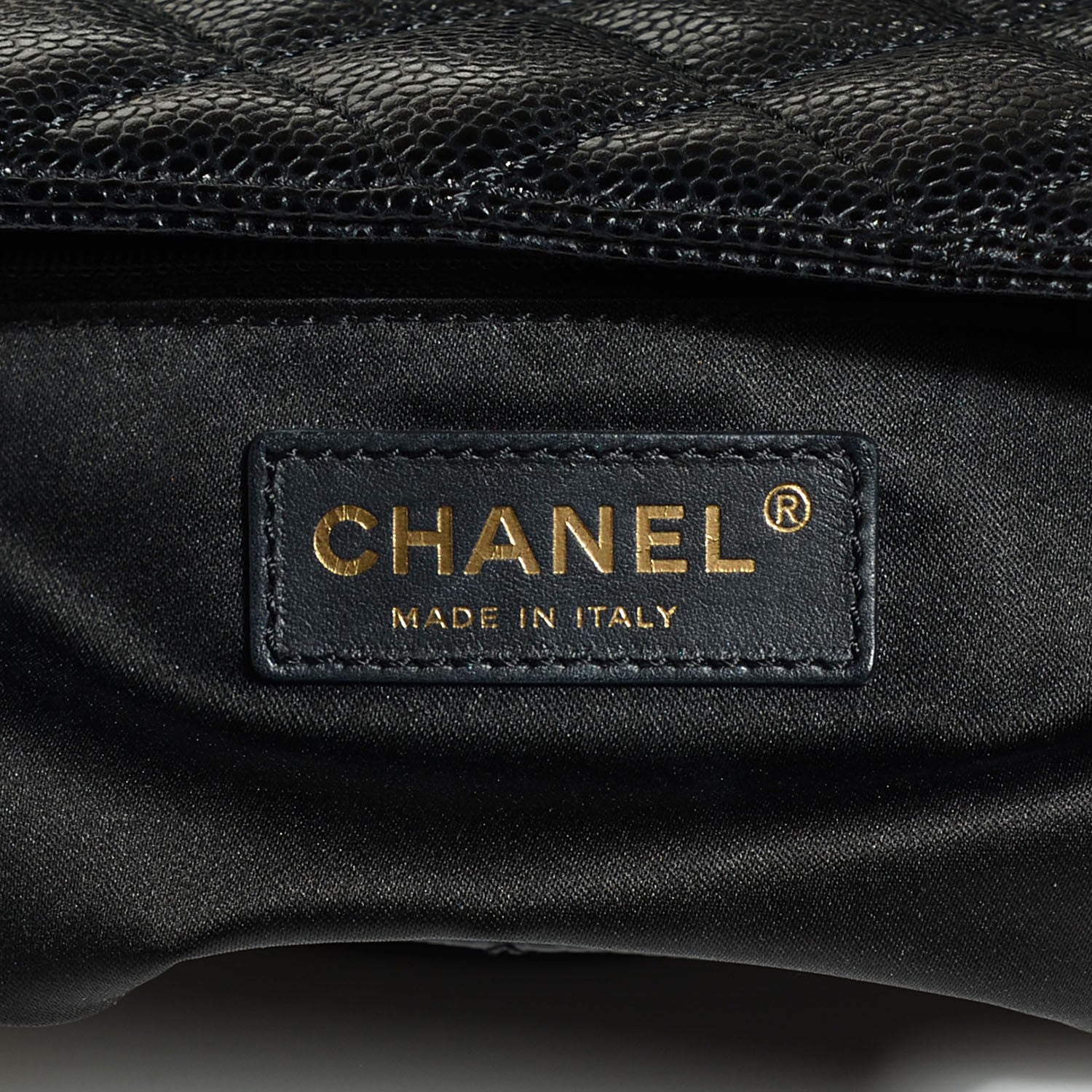 Chanel Caviar Quilted Petit Shopping Tote PST Black 7 of 8
