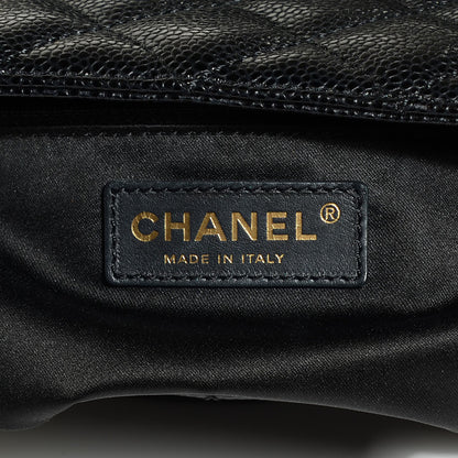 Chanel Caviar Quilted Petit Shopping Tote PST Black 7 of 8