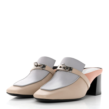 Hermes Goatskin Blossom Mules 37.5 Multicolor 3 of 8