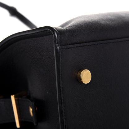 Saint Laurent Smooth Calfskin Small Monogram Cabas Black 14 of 17